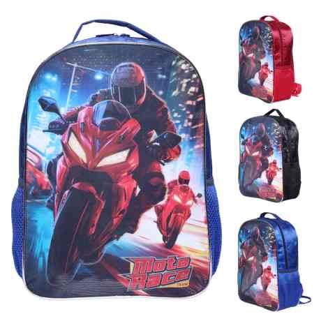 MOCHILA MOTO  ESTOJO   LANCHEIRA